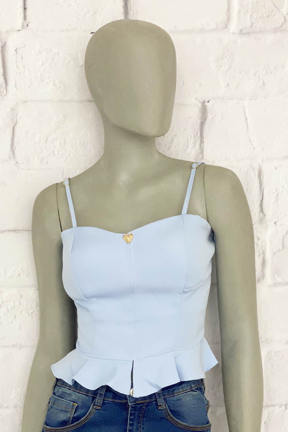 BLUSA MUJER CORTA AJUSTADA