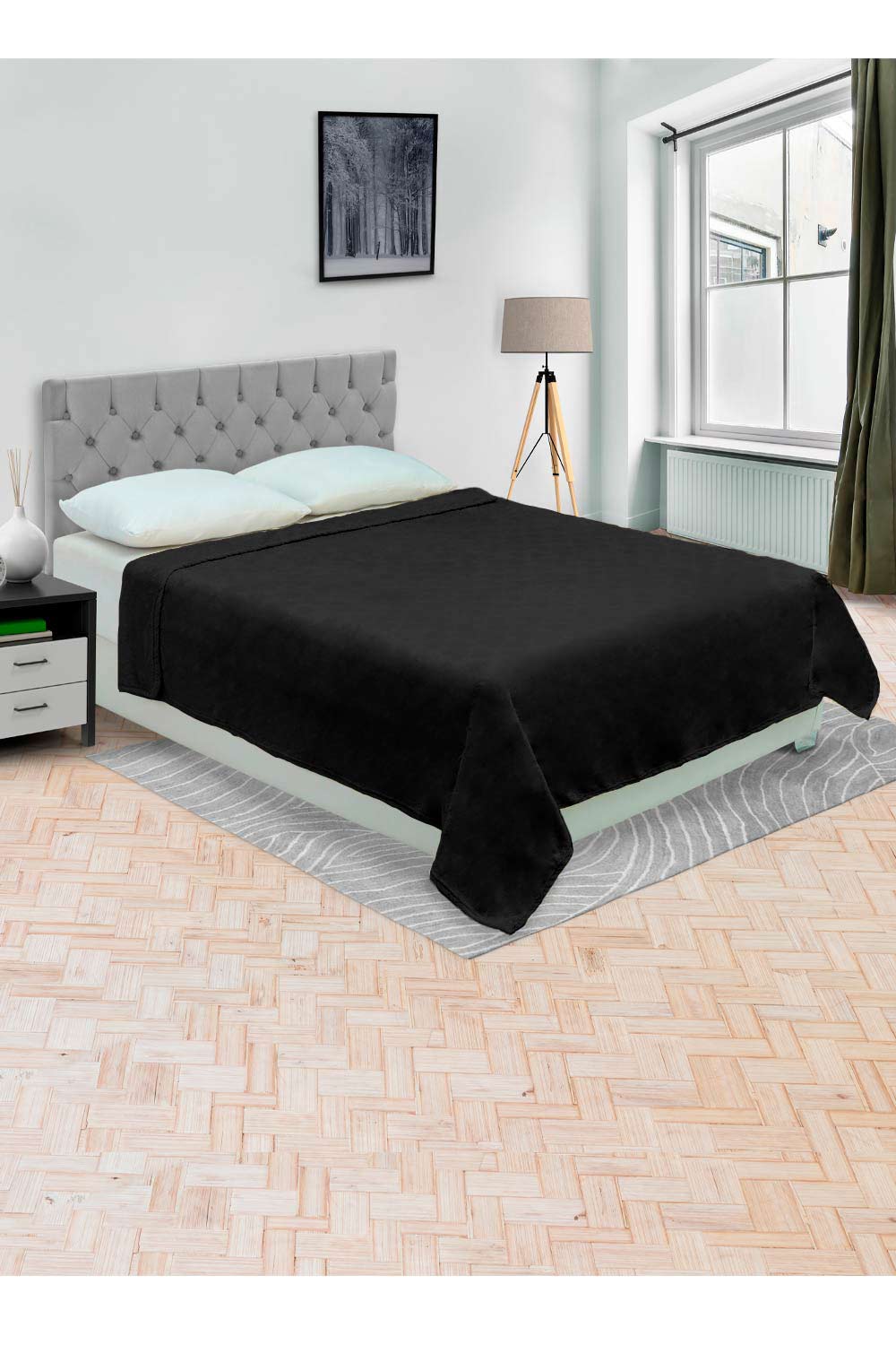 COBIJA FLANEL HOGAR 180 X 220 CM