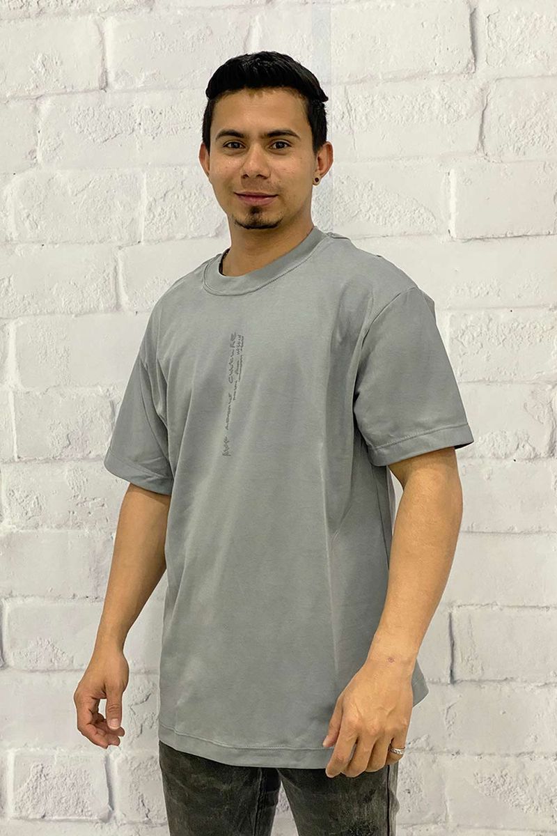 CAMISETA-HOMBRE-DUBAI-REF-74080GRIS
