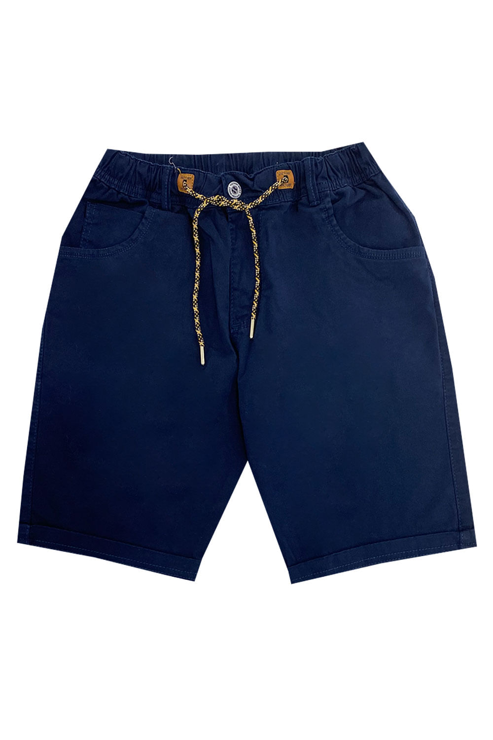 BERMUDA HOMBRE CORDONES DELANTEROS DOBLADILLO EN LA BOTA