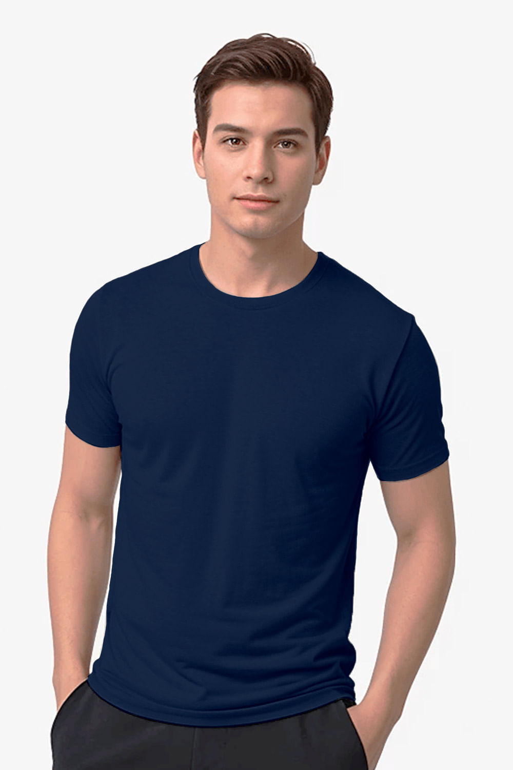 CAMISETA HOMBRE  DEPORTIVA LICRADA UNICOLOR