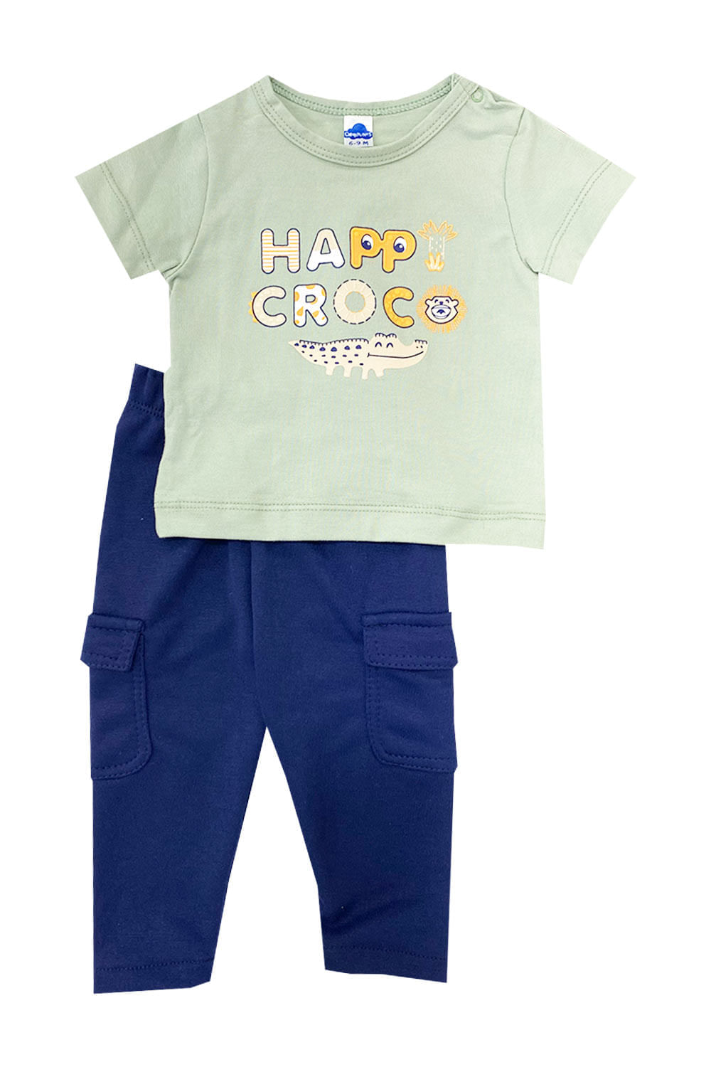 CONJUNTO BEBE CAMISETA Y PANTALÓN CARGO