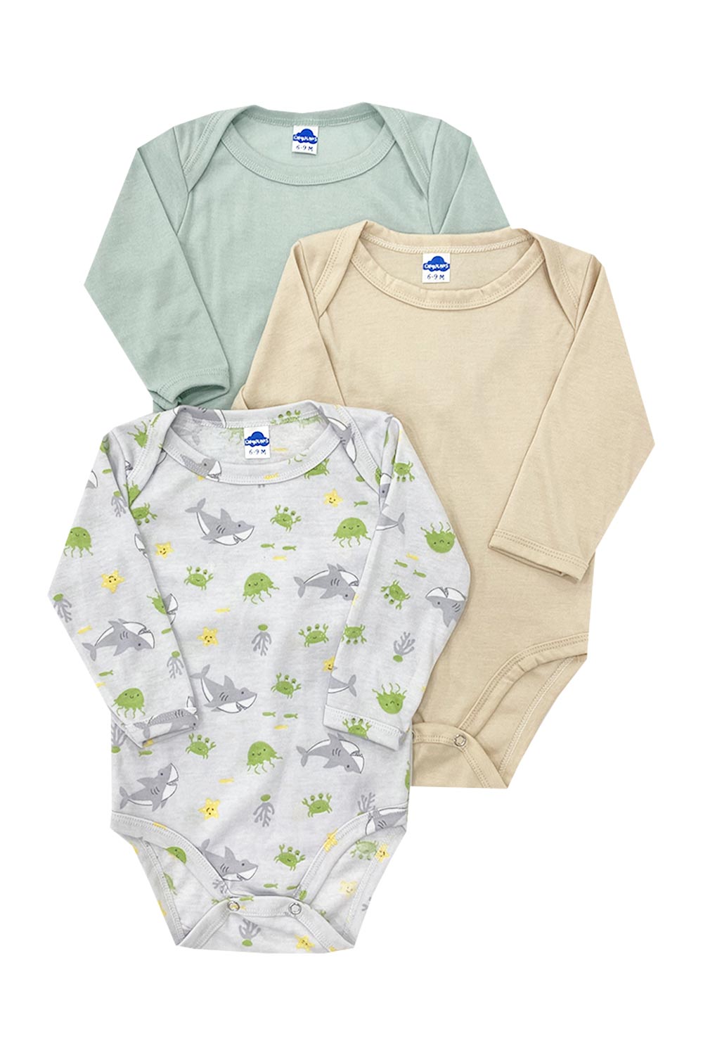 BODY NIÑO BEBÉ X3 UNIDADES ESTAMPADO VARIABLE