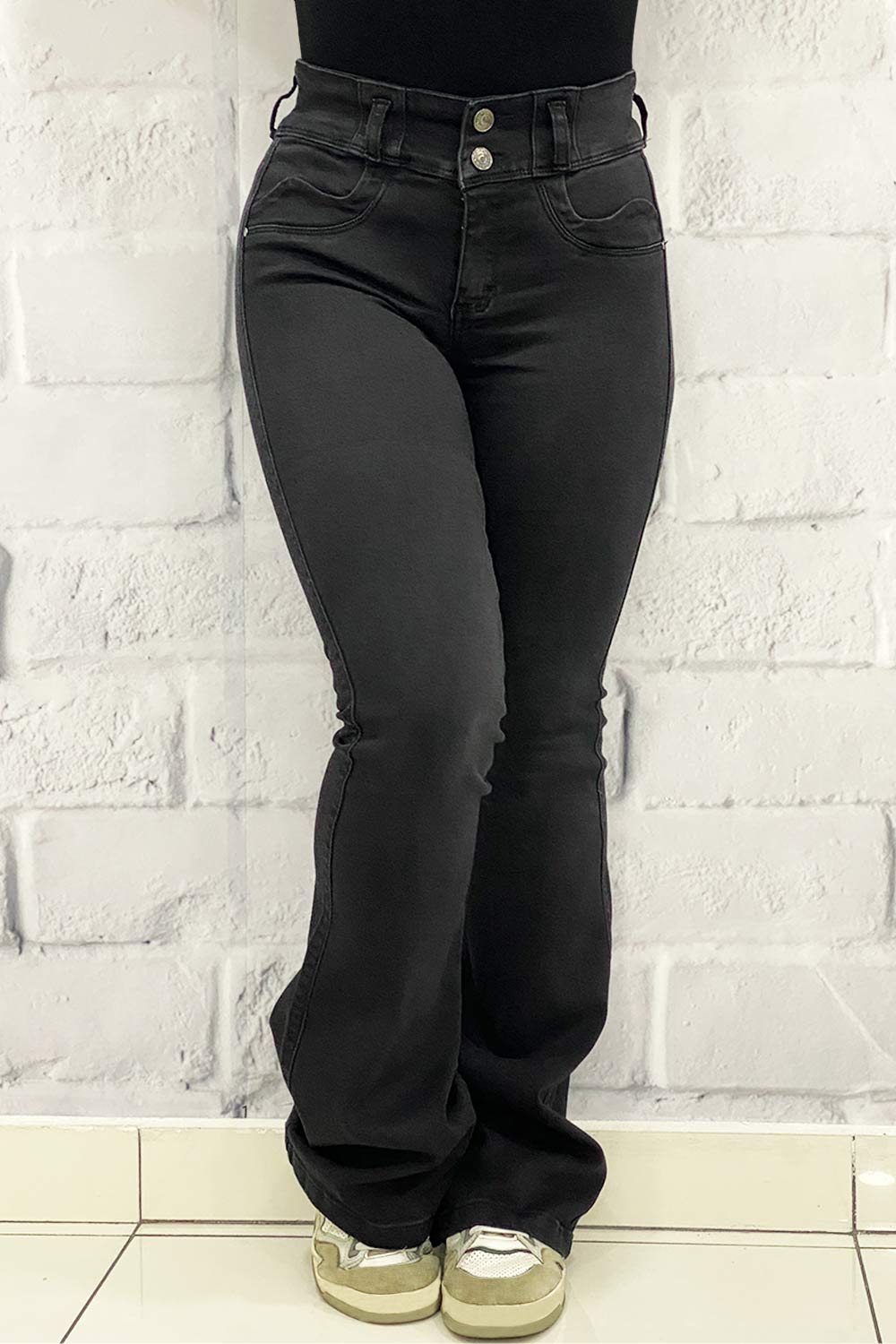 JEAN MUJER BOTA CAMPANA