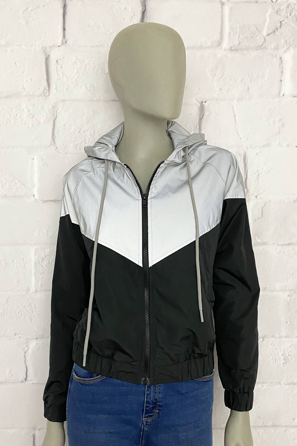 CHAQUETA MUJER IMPERMEABLE REFLECTIVA