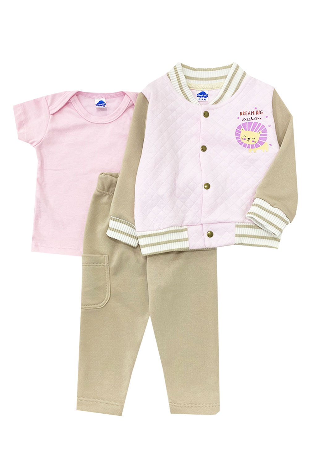 CONJUNTO BEBE CHAQUETA CAMISETA Y JOGGER