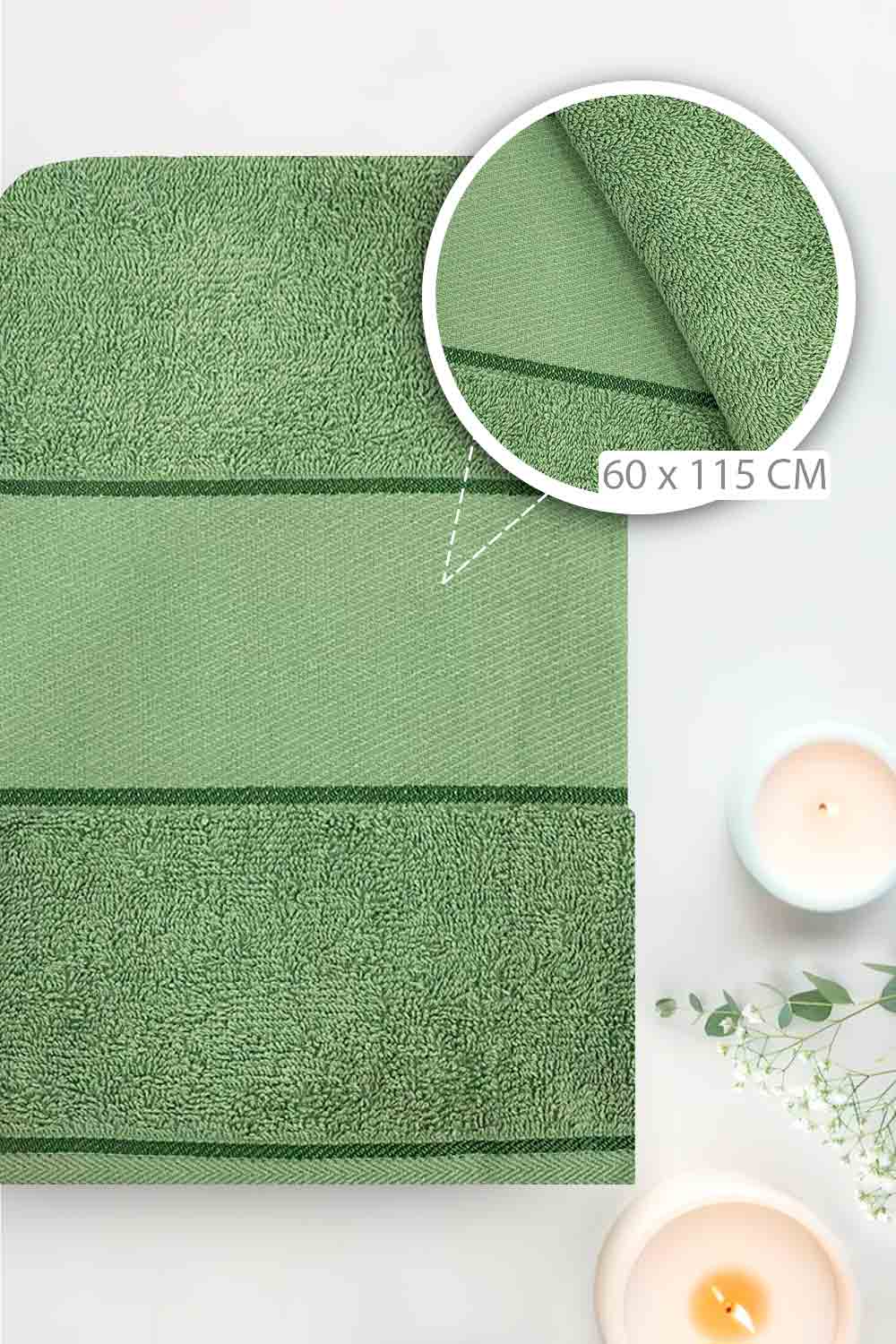 TOALLA BAÑO UNICOLOR PEQUEÑA 60CM X 115CM