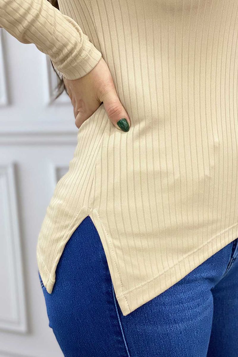 BLUSA-MUJER-ROSSY-SPORT-REF-3072BEIGE