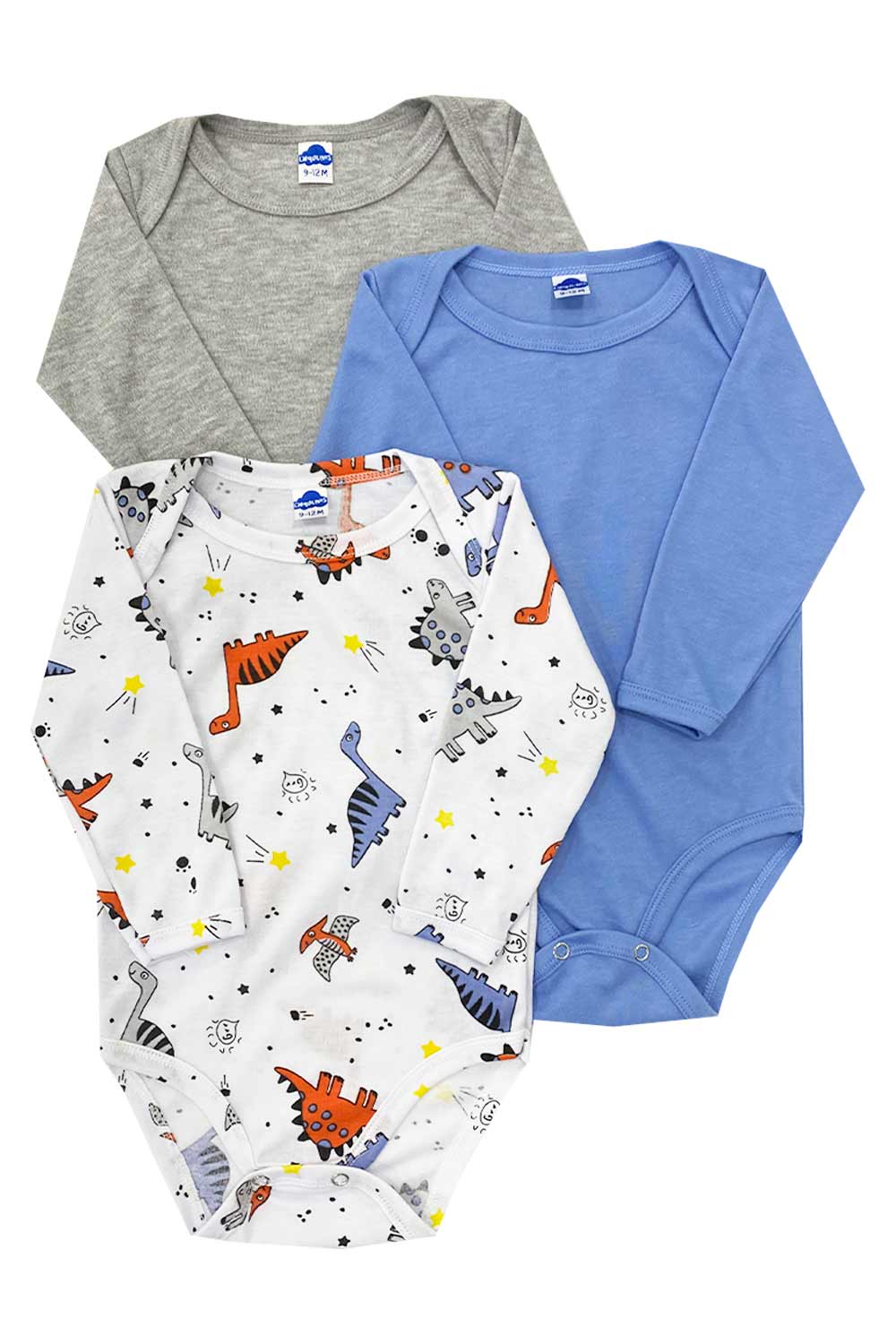 BODY NIÑO BEBÉ X3 UNIDADES ESTAMPADO VARIABLE