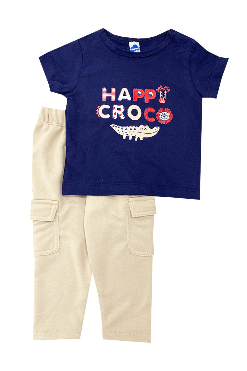 CONJUNTO BEBE CAMISETA Y PANTALÓN CARGO