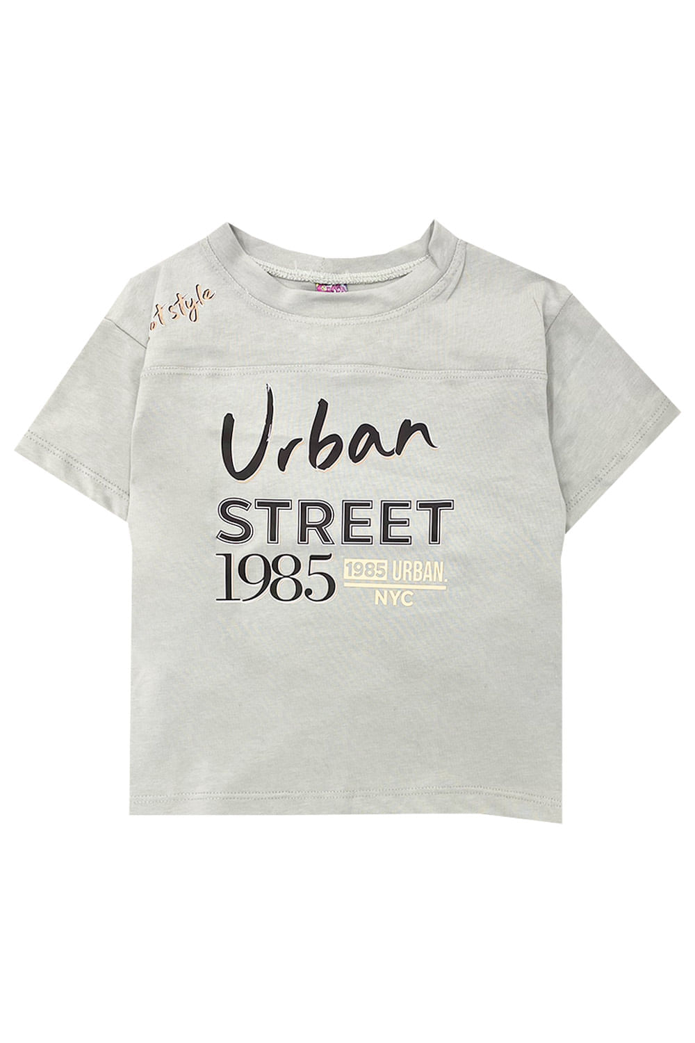CAMISETA NIÑO OVERSIZE ESTAMPADA