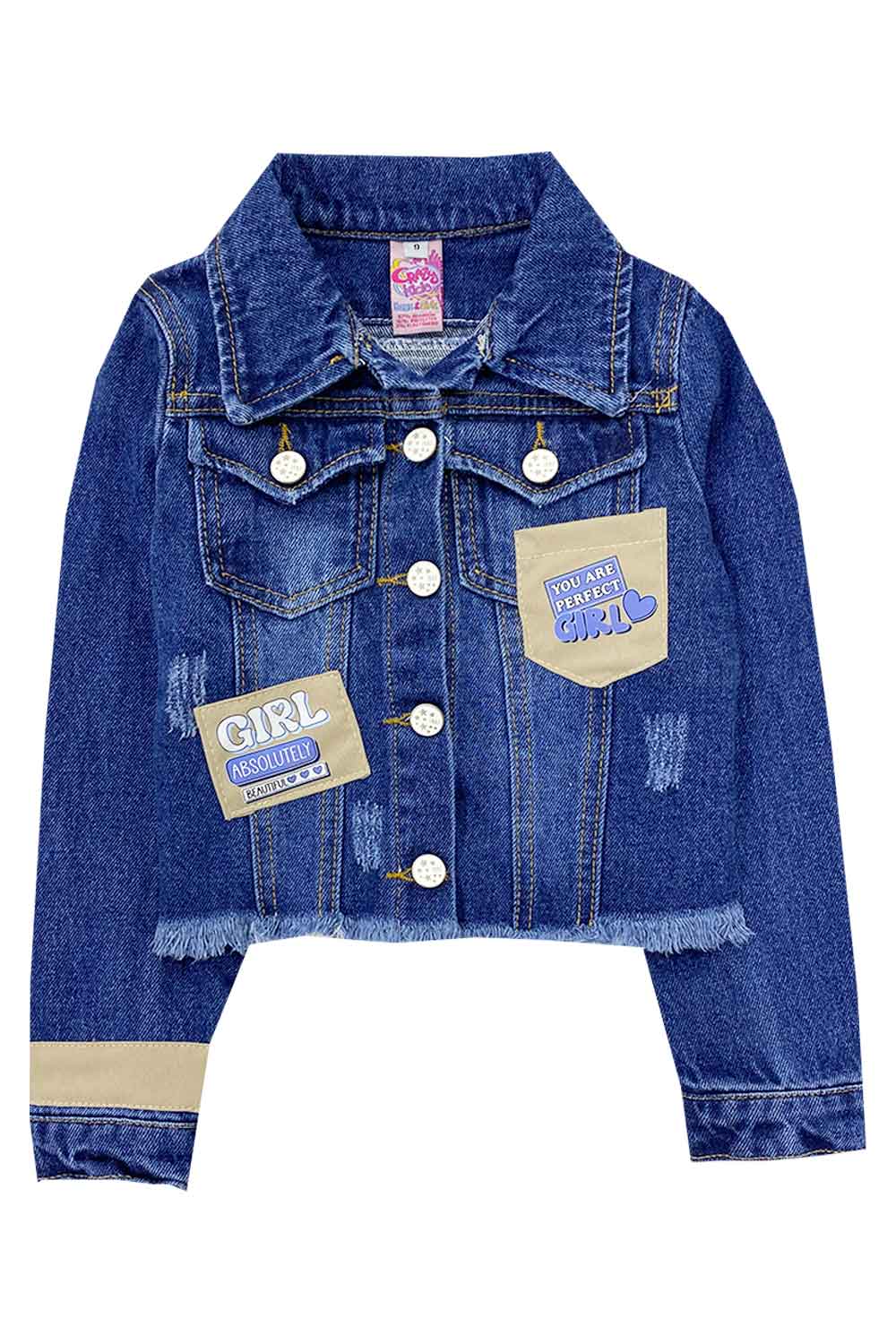 CHAQUETA NIÑA DEMIN CON ESTAMPADOS