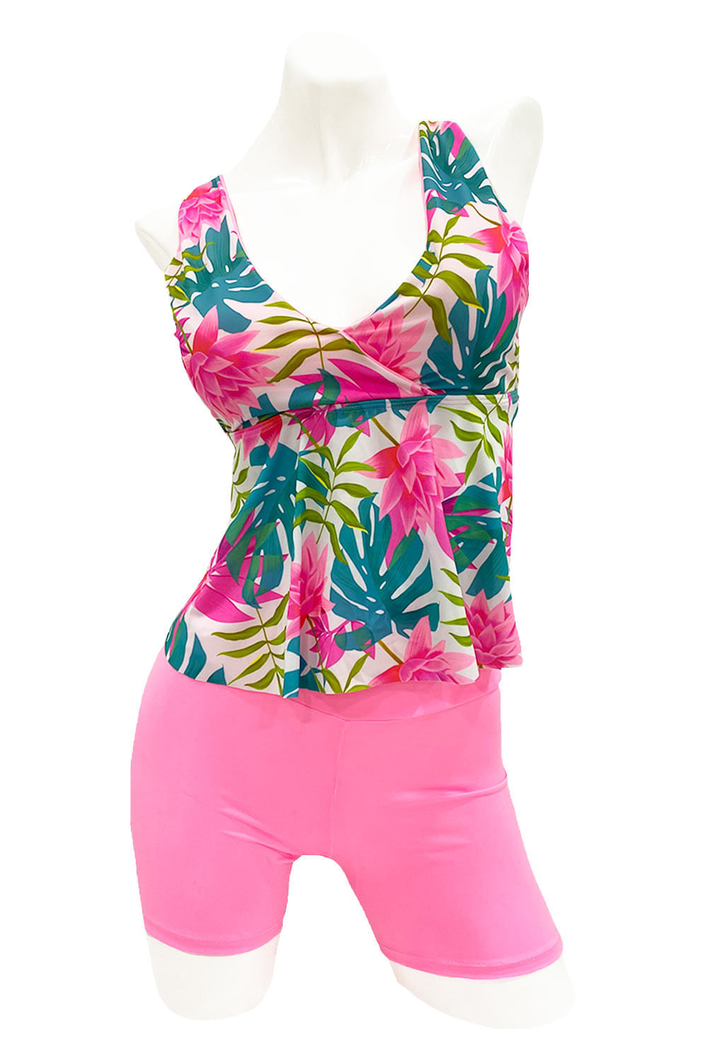 TRAJE DE BAÑO MUJER BLUSA Y SHORT