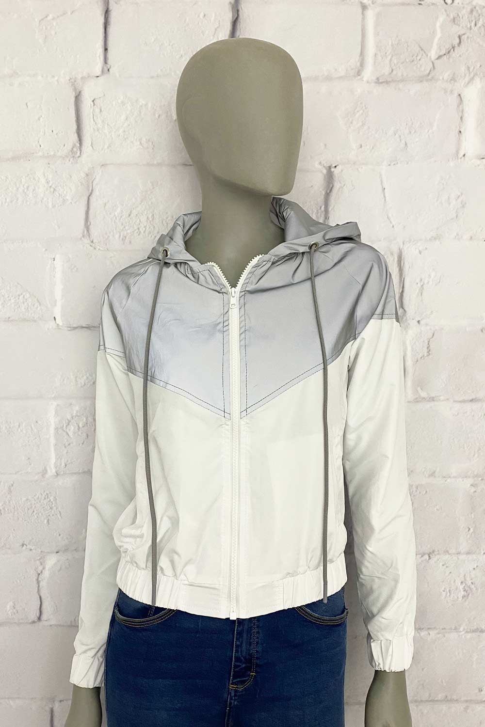 CHAQUETA MUJER IMPERMEABLE REFLECTIVA