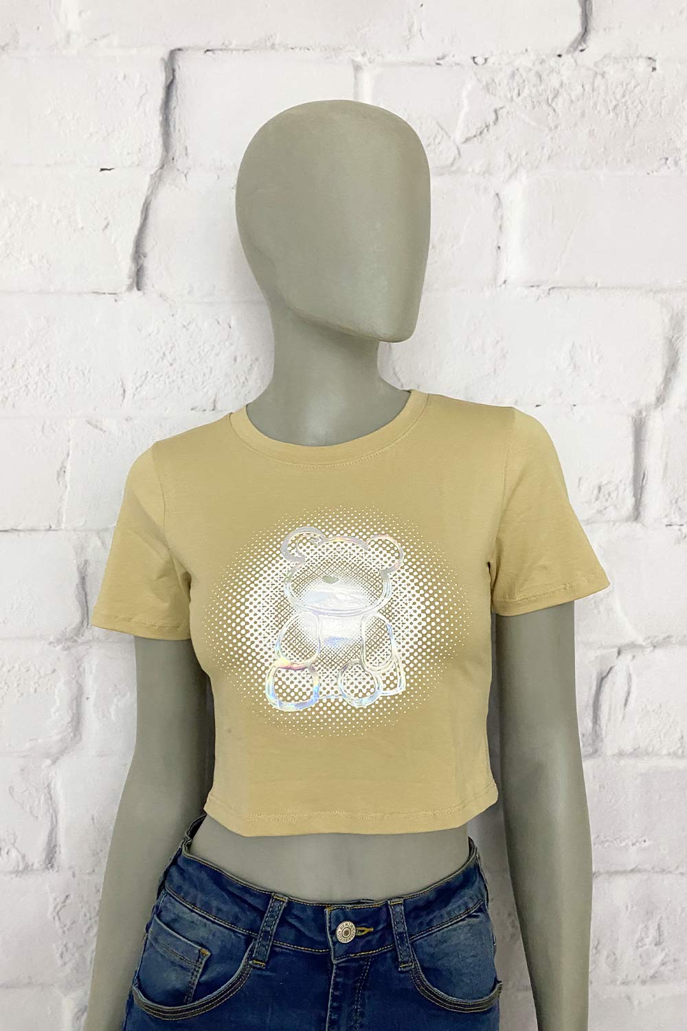 CAMISETA MUJER CORTA ESTAMPADO DELANTERO