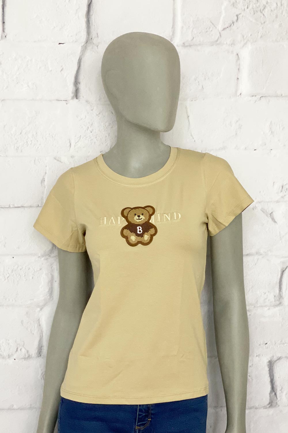 CAMISETA MUJER BORDADO DELANTERO