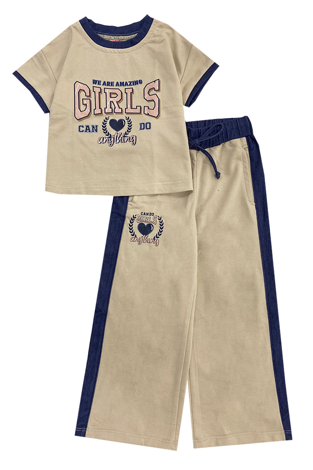 CONJUNTO NIÑA CAMISETA Y PANTALÓN