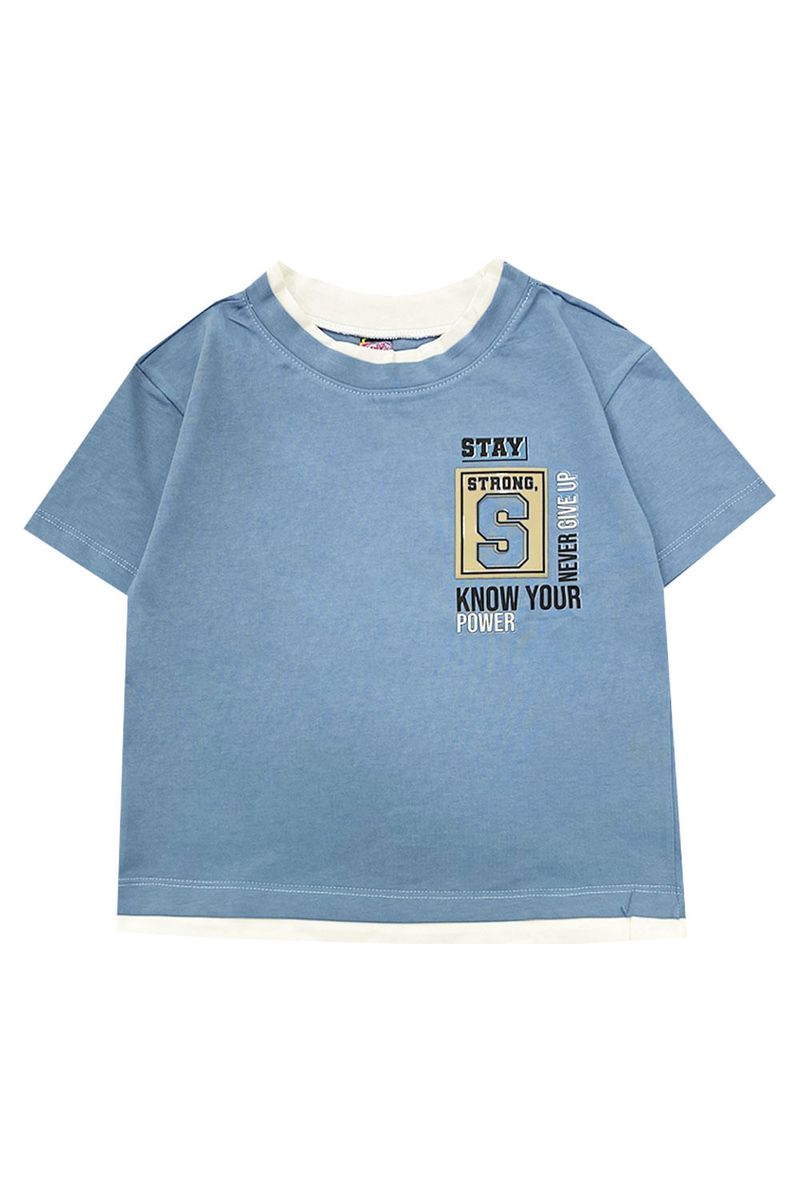 CAMISETA-NIÑO-CRAZY-KIDS-REF-X5112AZUL