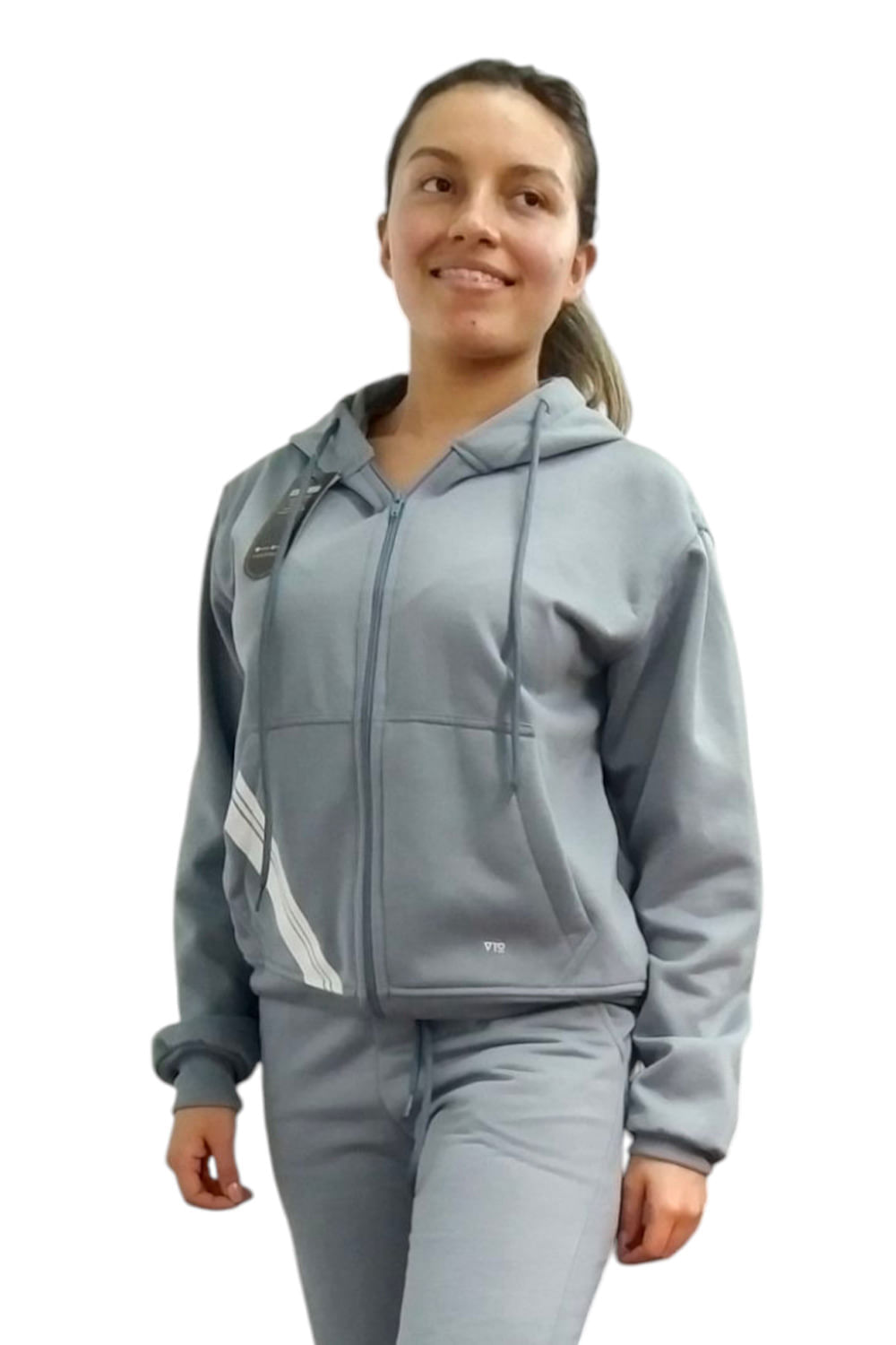 CHAQUETA MUJER ESTAMPADO DELANTERO