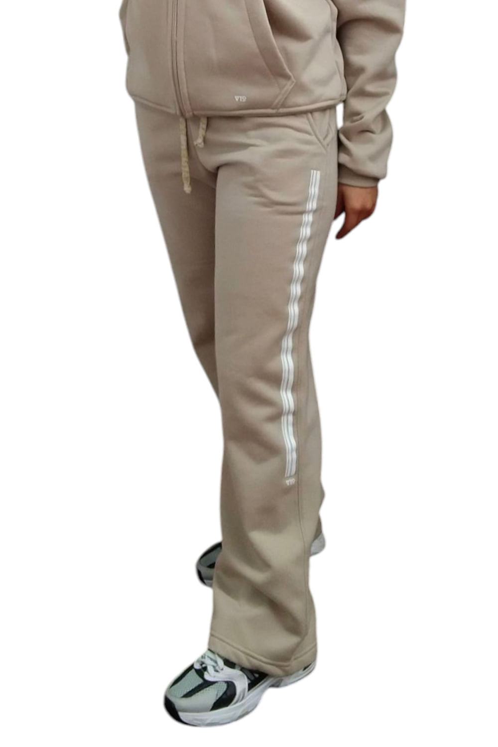 JOGGER MUJER CON ESTAMPADO EN LATERAL