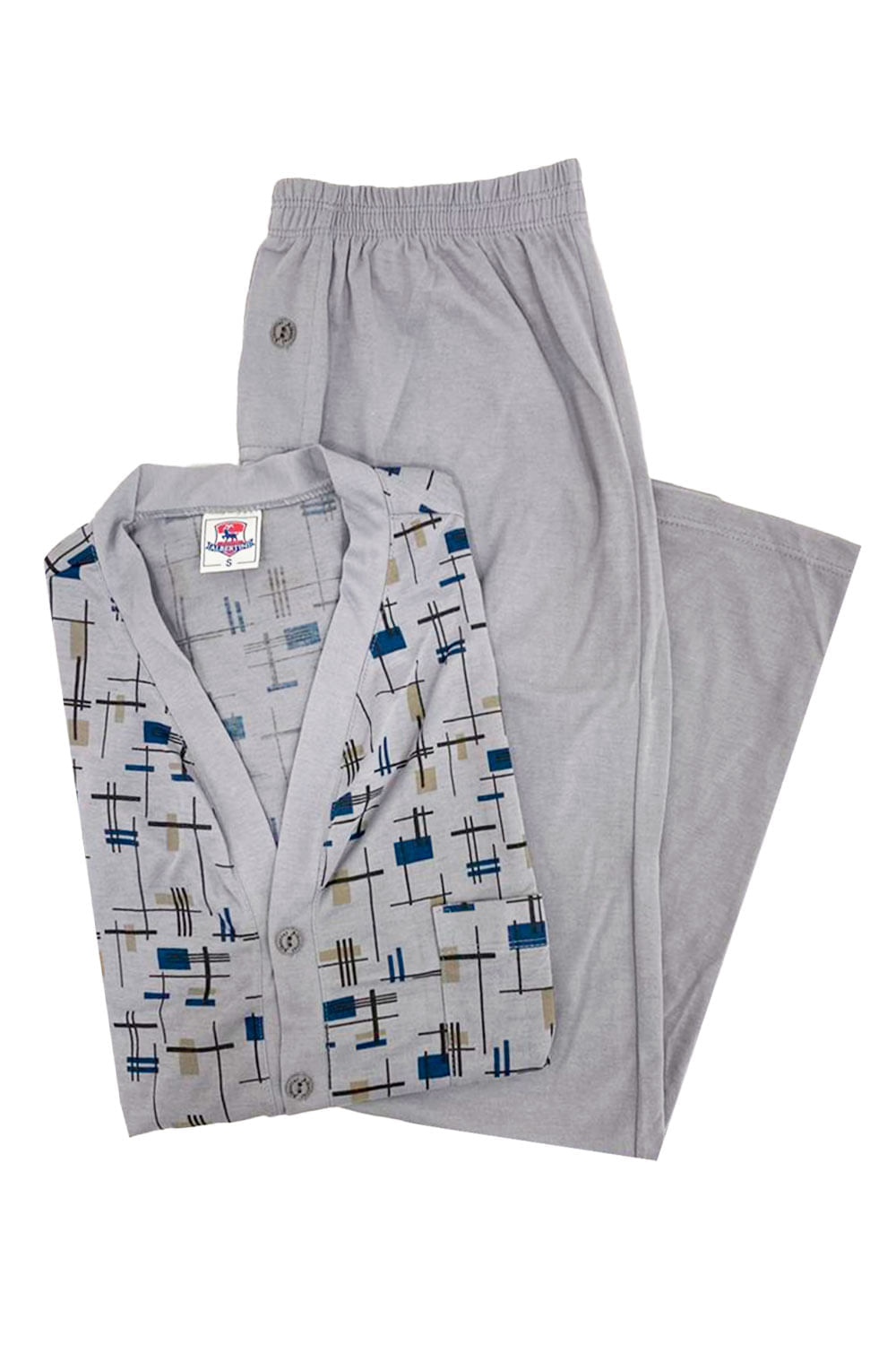 PIJAMA HOMBRE CAMISA MANGA CORTA Y PANTALÓN