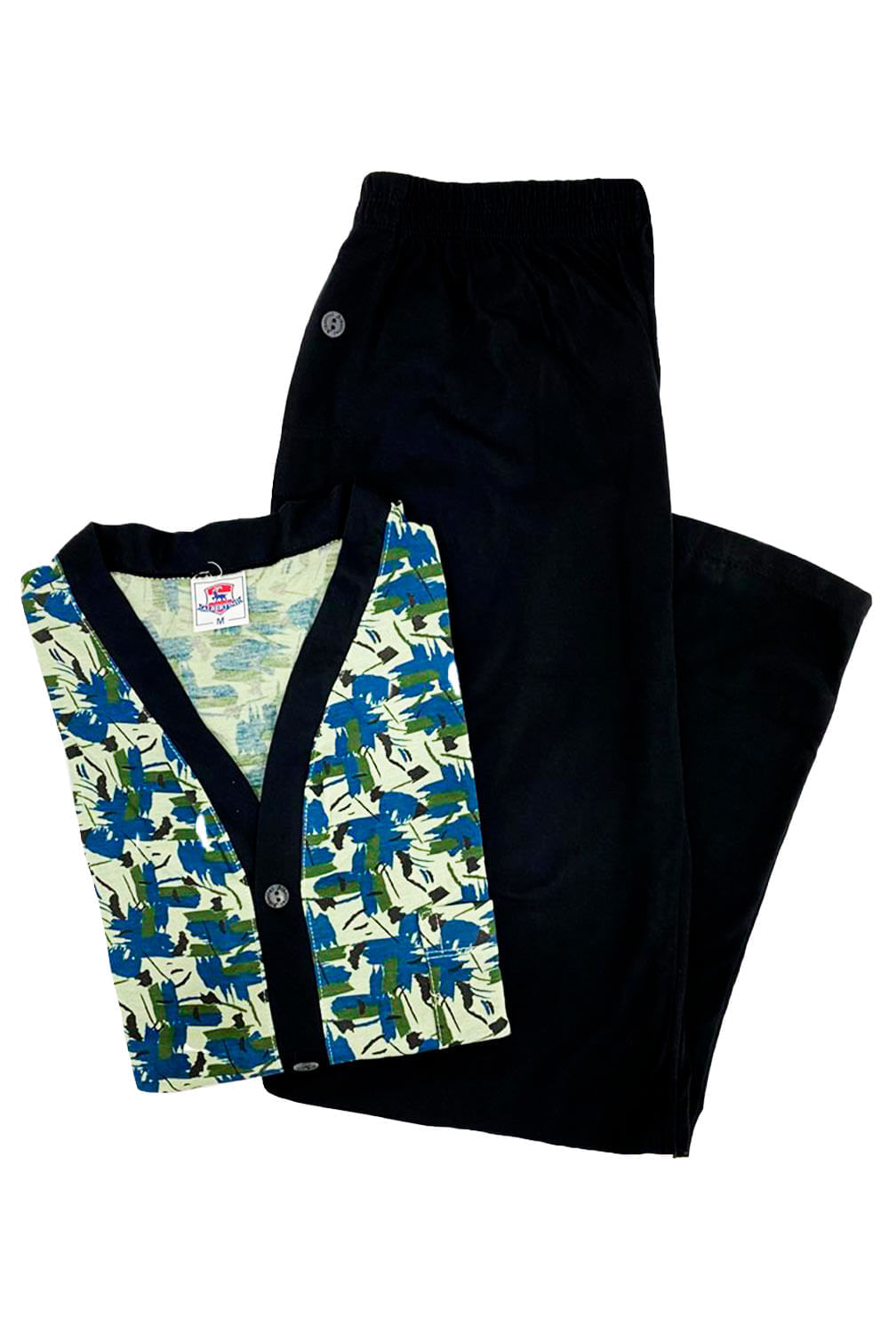 PIJAMA HOMBRE CAMISA MANGA CORTA Y PANTALÓN