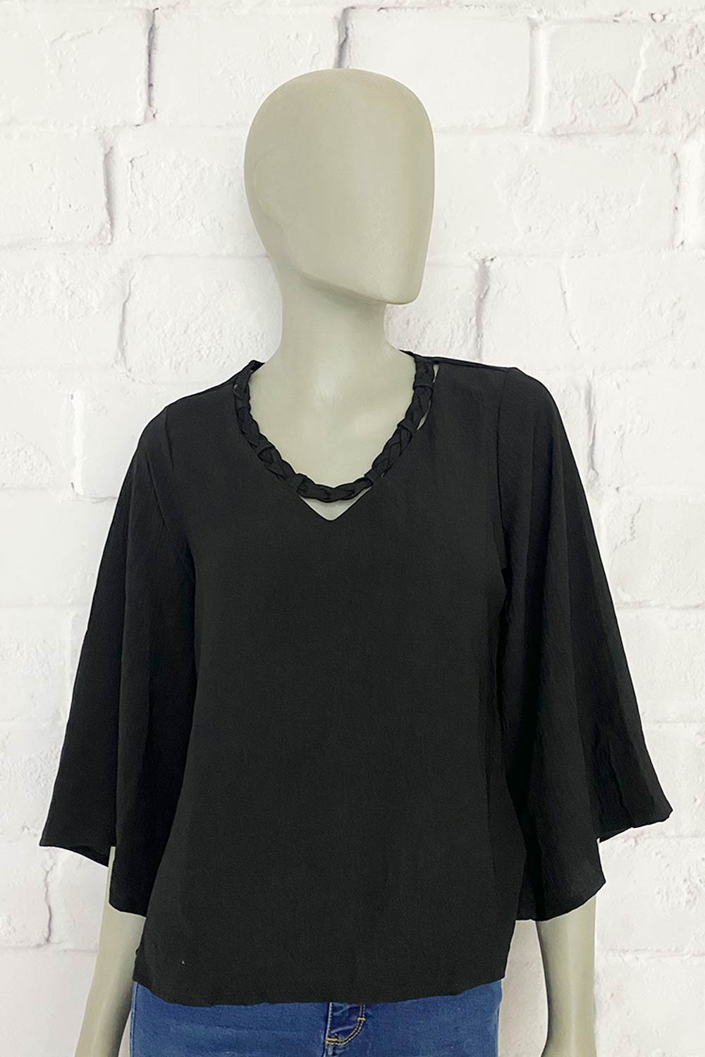 BLUSA MUJER AMPLIA DETALLE DELATERO