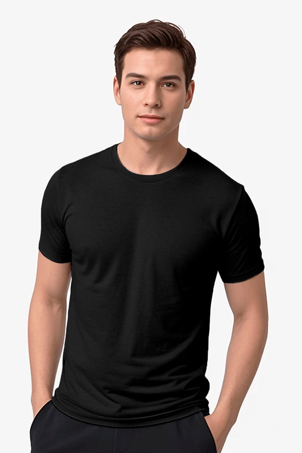 CAMISETA HOMBRE DEPORTIVA XXL LICRADA UNICOLOR