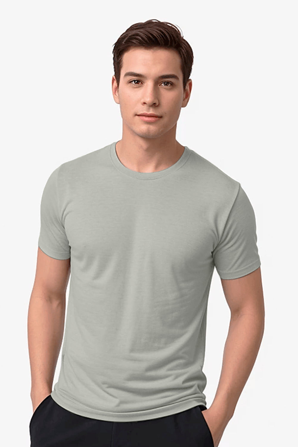 CAMISETA HOMBRE DEPORTIVA XXL LICRADA UNICOLOR