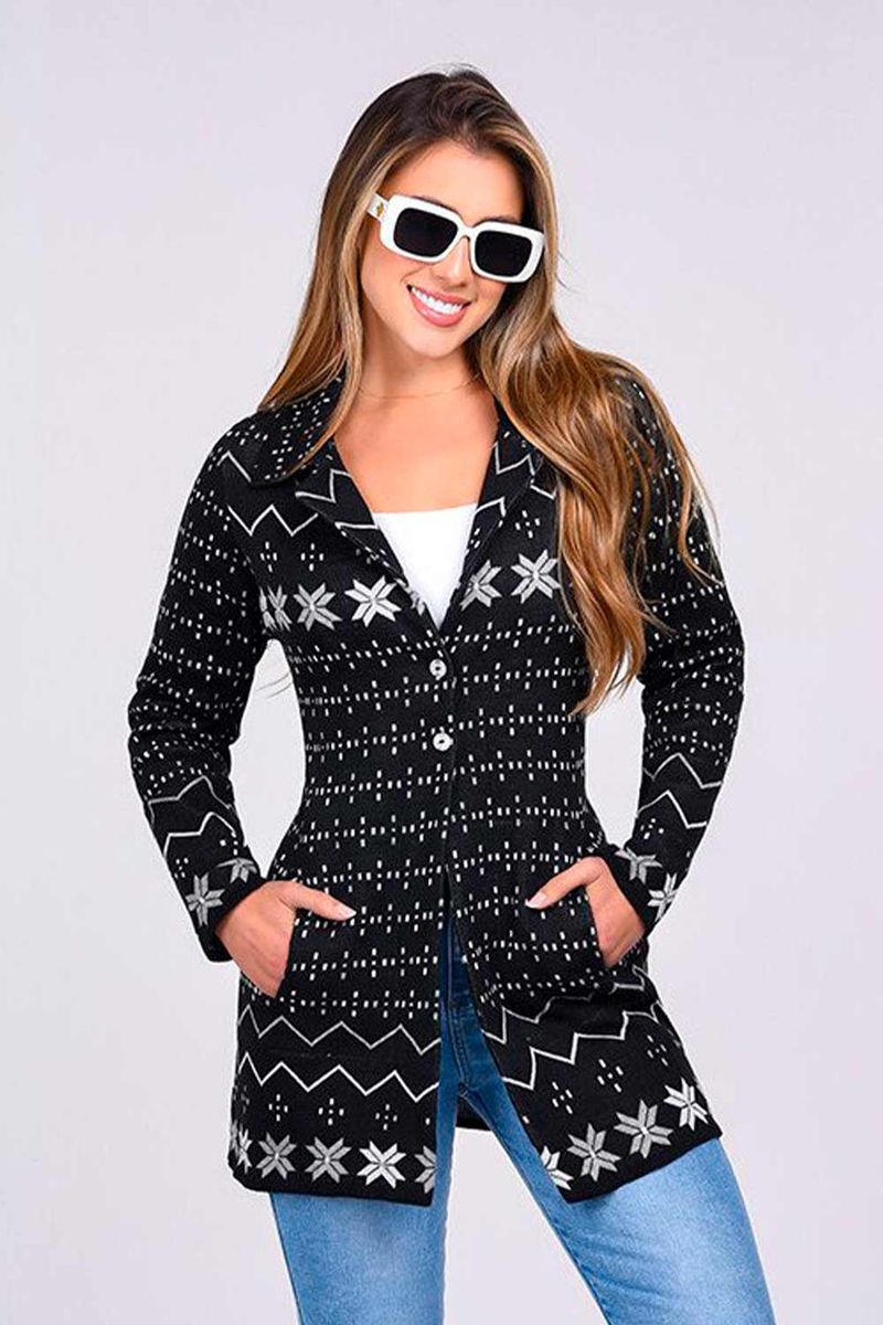 CARDIGAN-MUJER-SAMALU-REF-361NEGRO