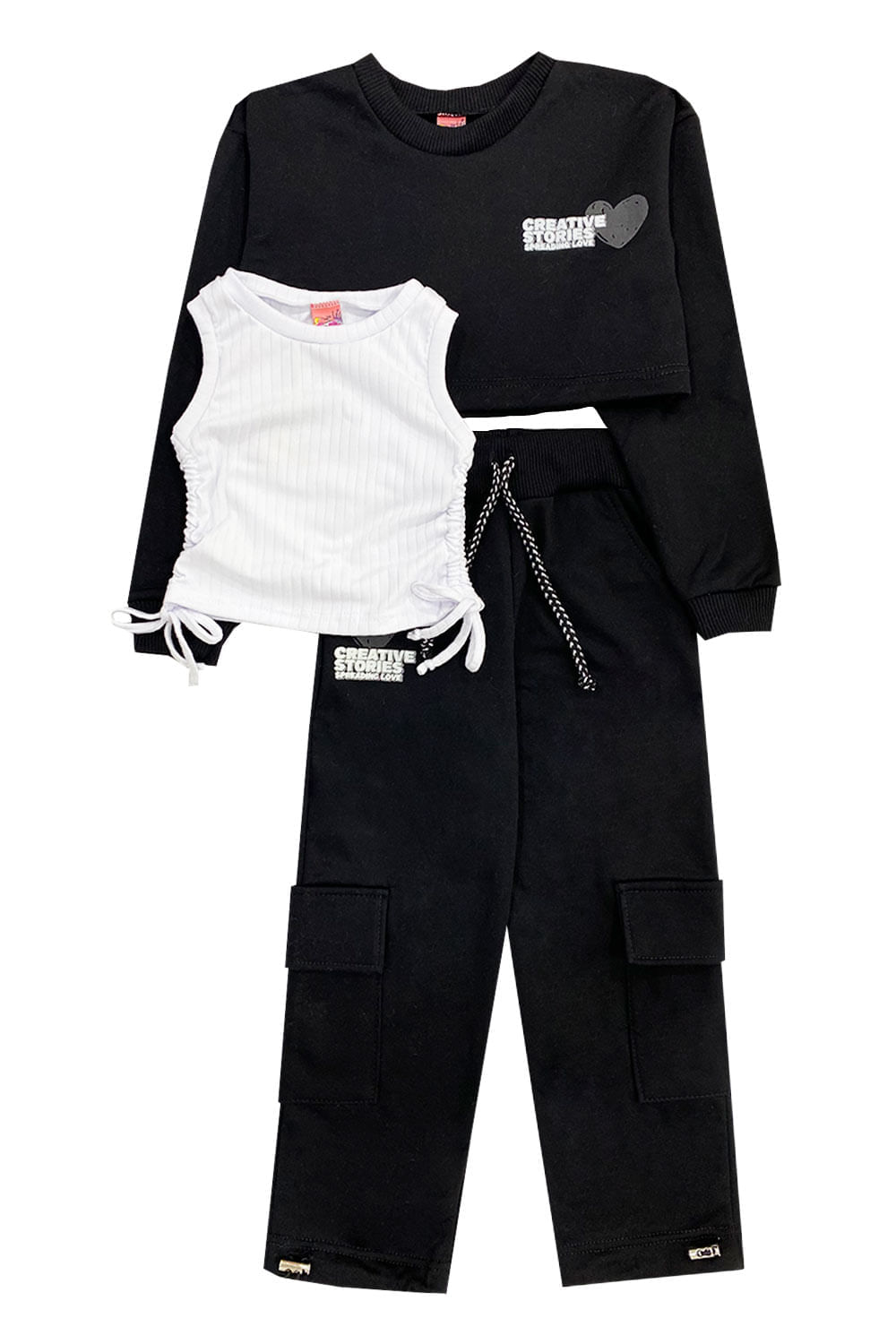 CONJUNTO NIÑA TRES PIEZAS