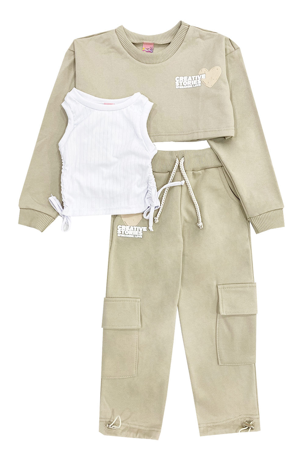 CONJUNTO NIÑA TRES PIEZAS