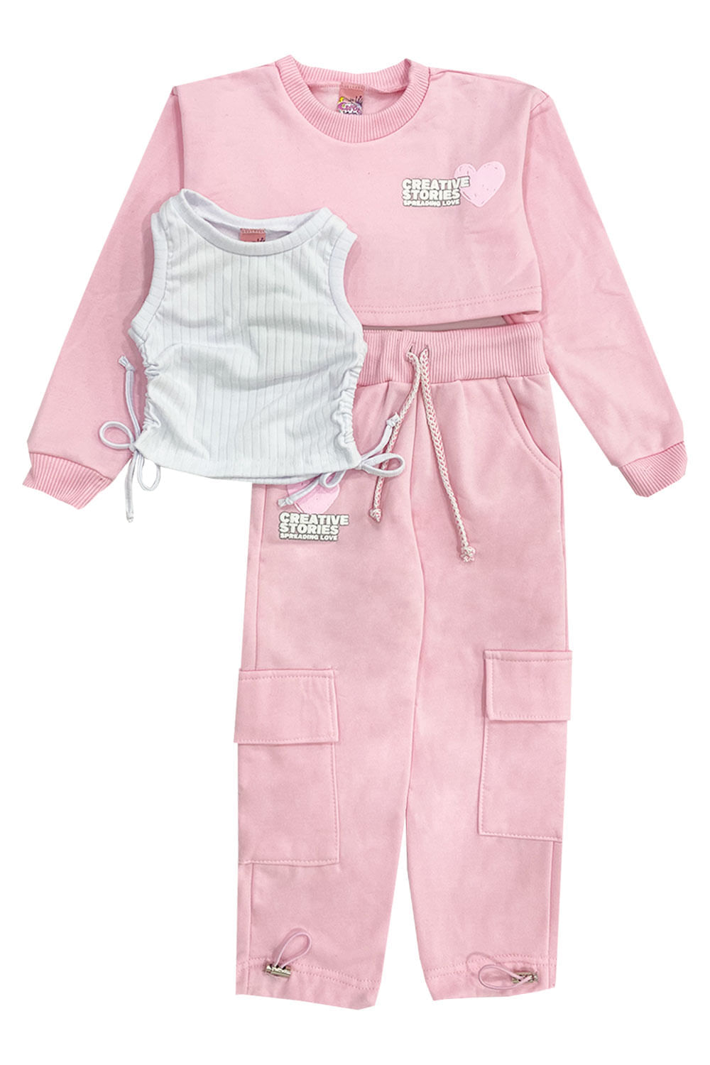 CONJUNTO NIÑA TRES PIEZAS
