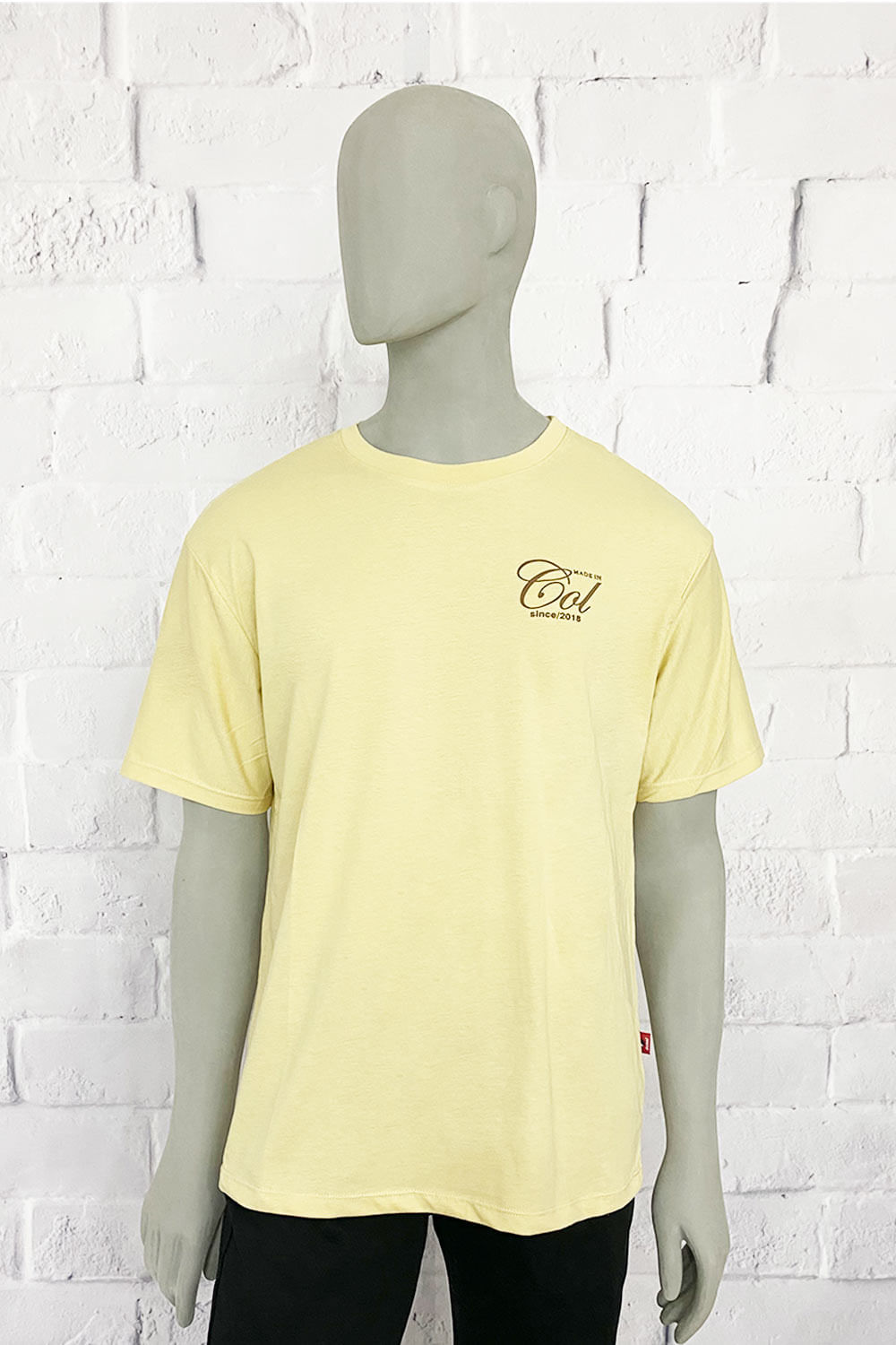 CAMISETA HOMBRE ESTAMPADO DELANTERO Y TRASERO