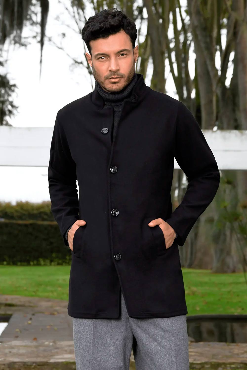 BLAZER HOMBRE ELEGANTE UNICOLOR