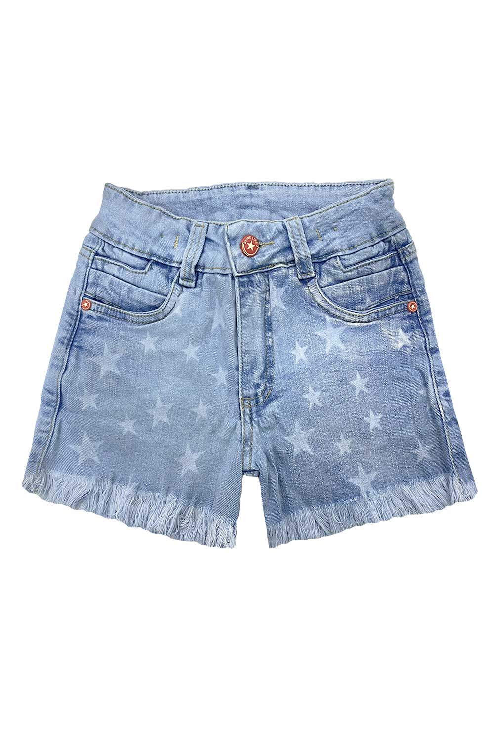 SHORT NIÑA EN DENIM CON ESTAMPADOS VARIABLES