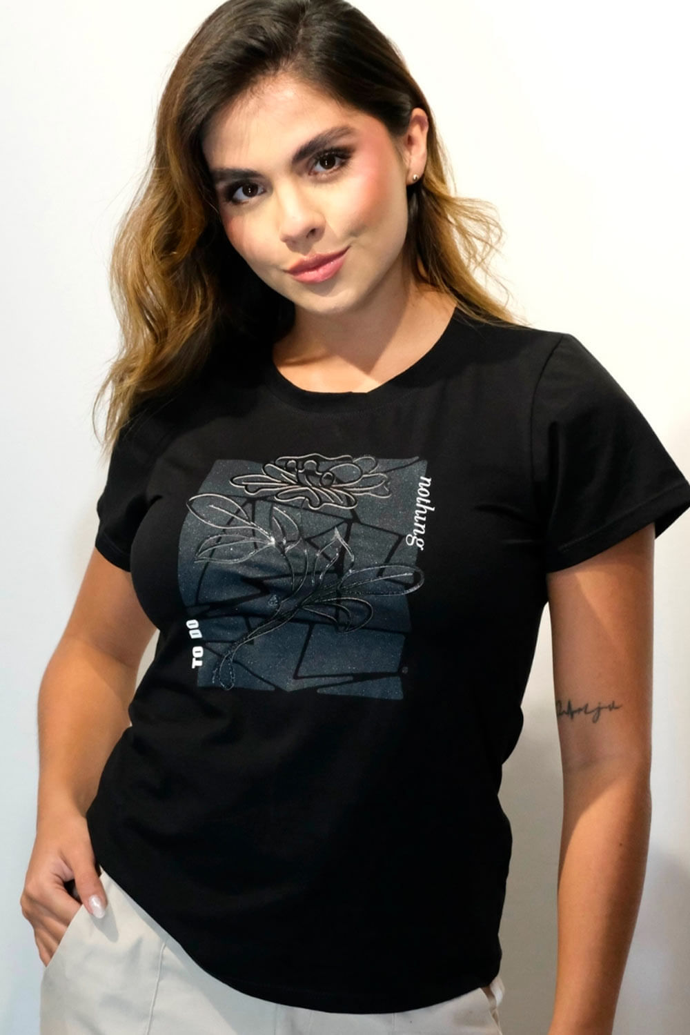 CAMISETA MUJER ESTAMPADO DELANTERO