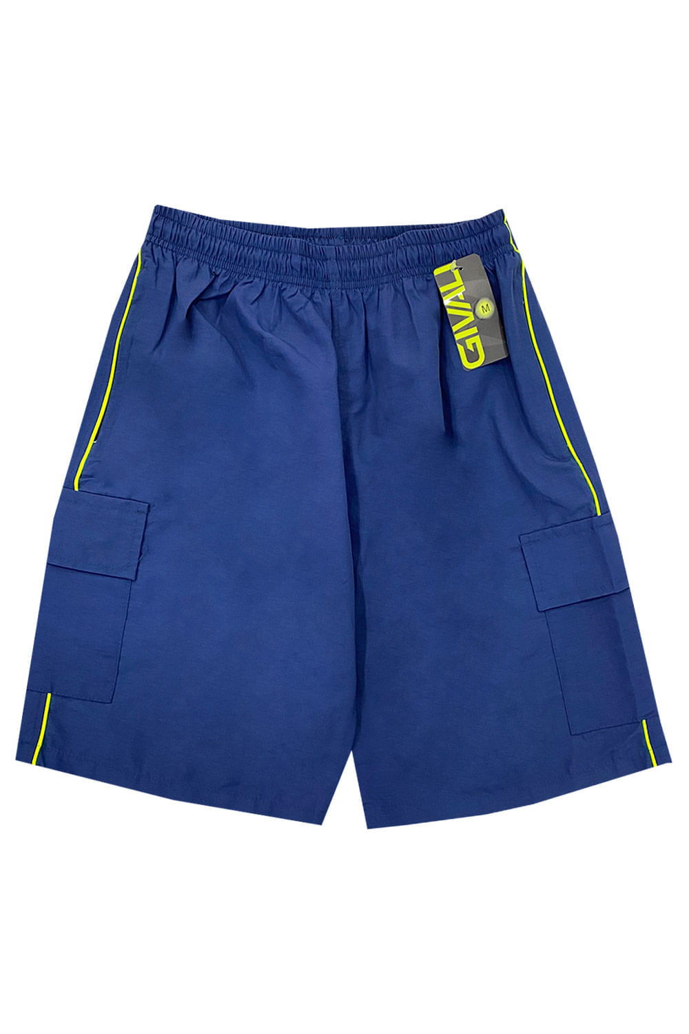 PANTALONETA HOMBRE BOLSILLOS TIPO CARGO LINEAS LATERALES