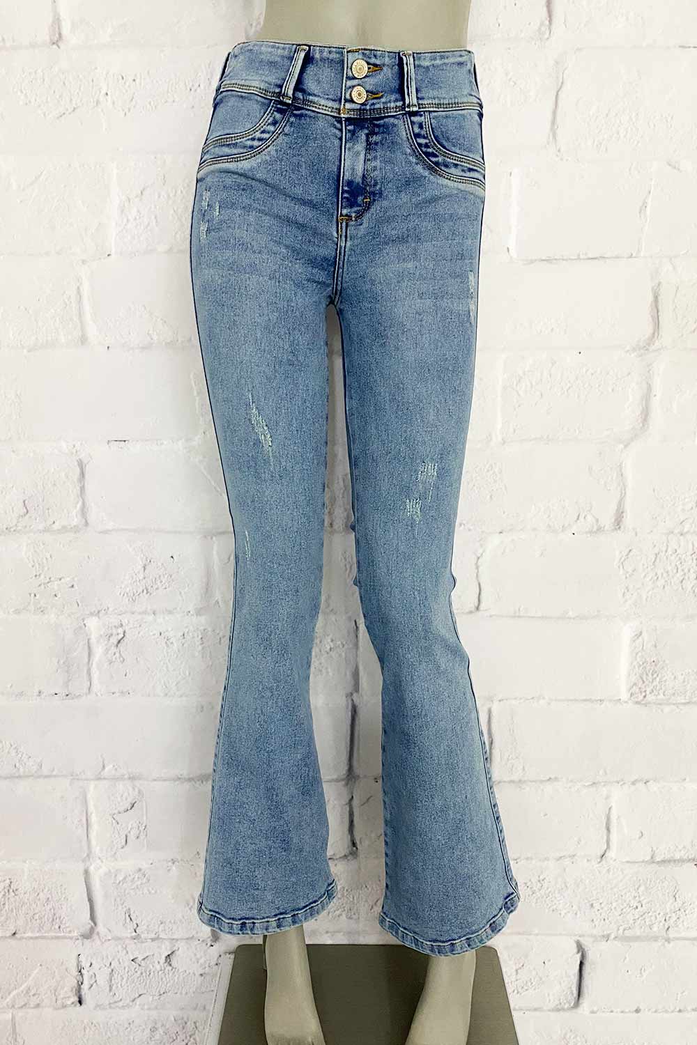 JEAN MUJER BOTA CAMPANA