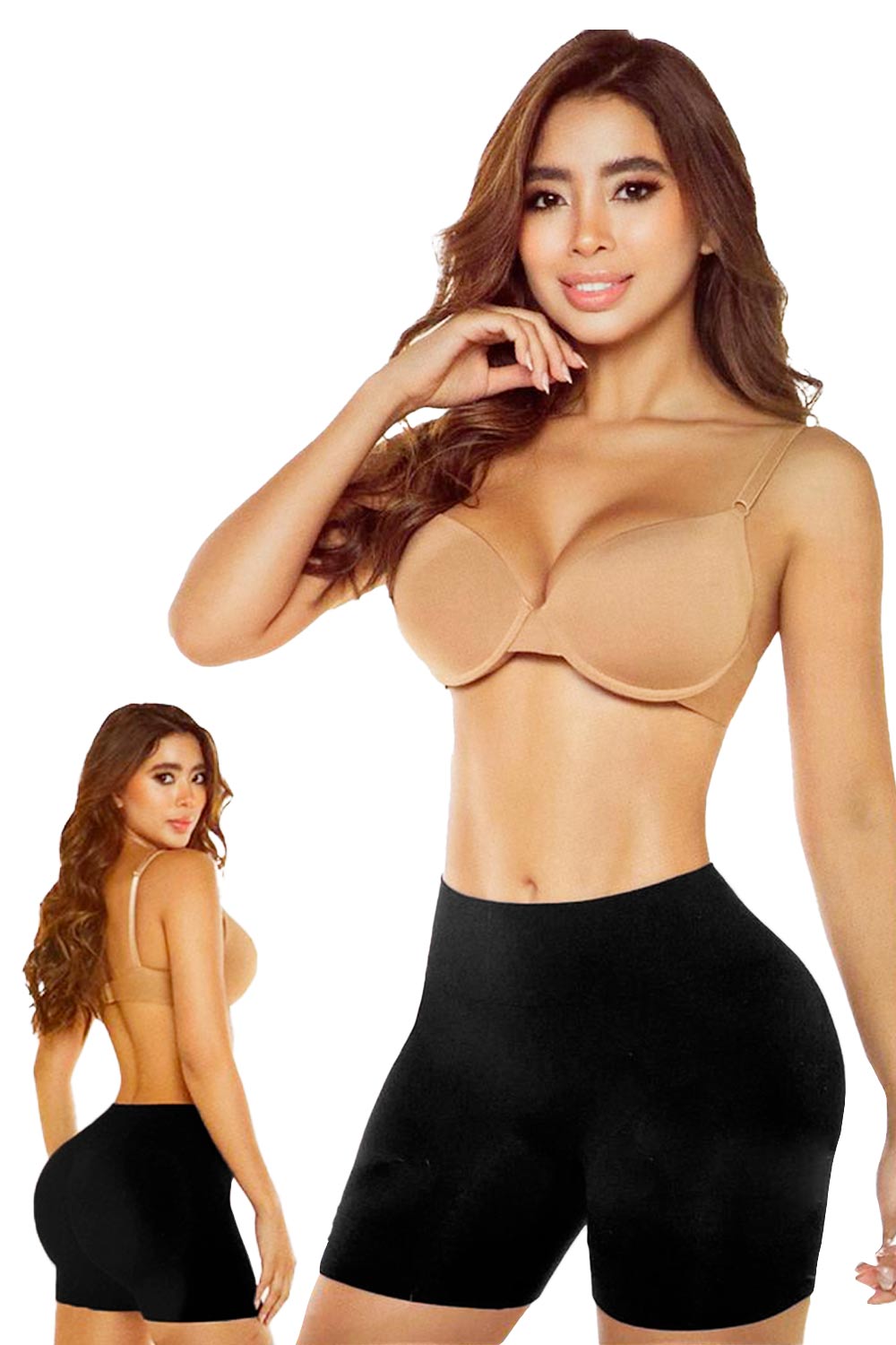 SHORT MOLDEADOR MUJER LEVANTA COLA