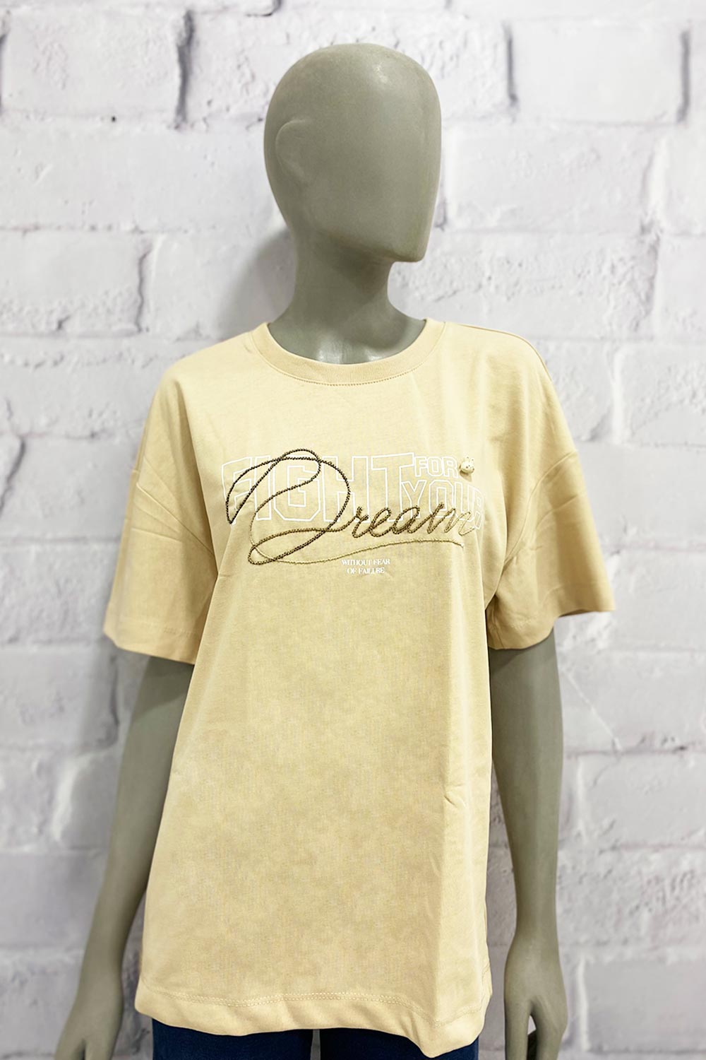 CAMISETA MUJER OVERSIZE ESTAMPADO