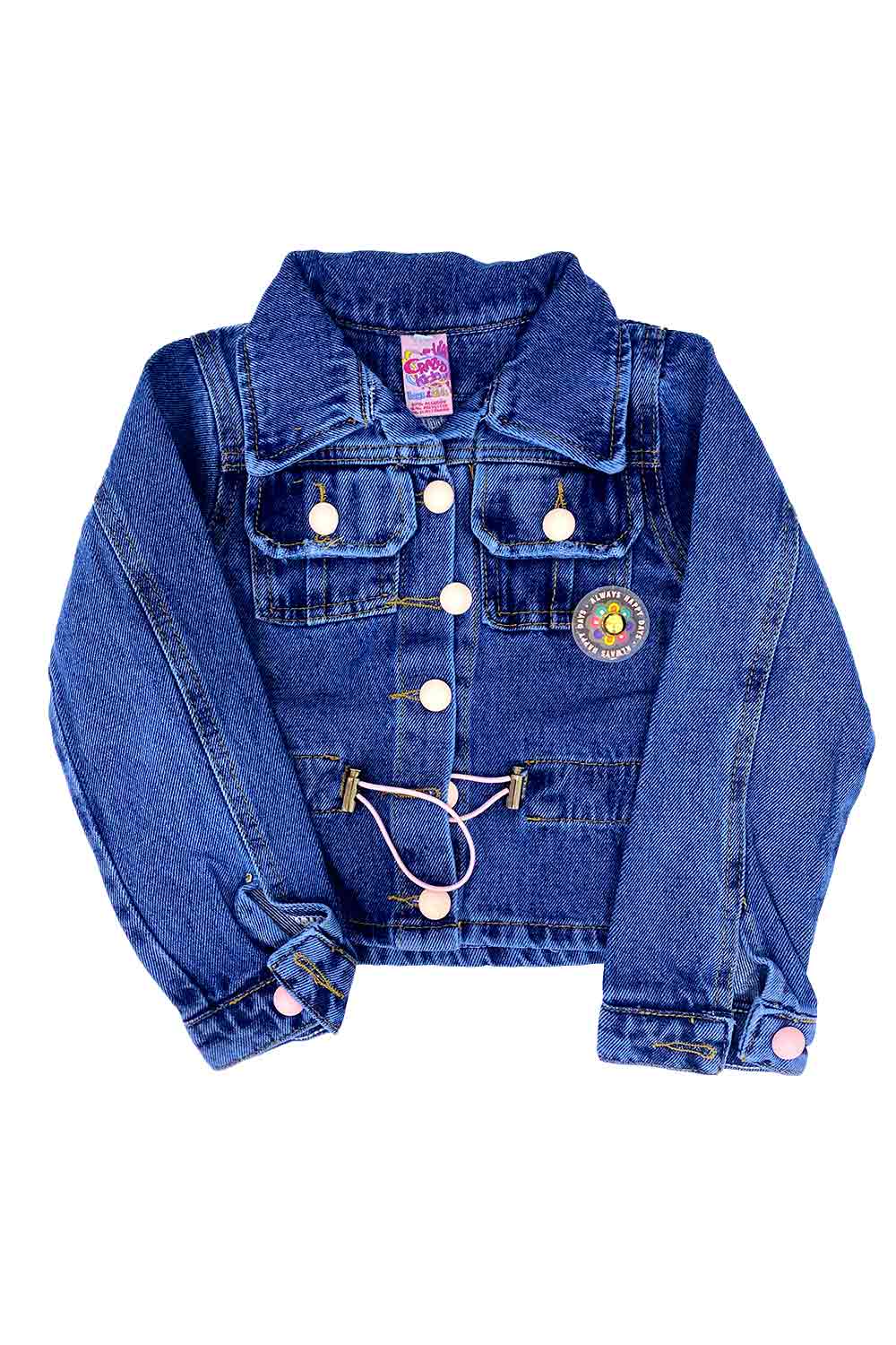 CHAQUETA NIÑA JEAN ESTAMPADA
