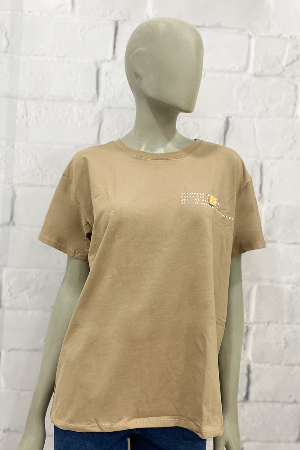 CAMISETA MUJER OVERSIZE LARGA ESTAMPADA