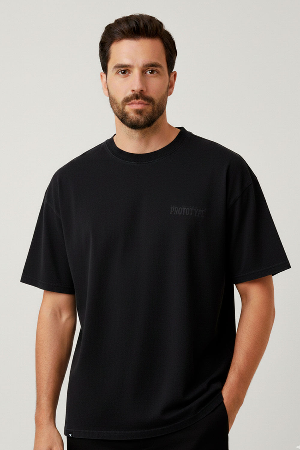 CAMISETA HOMBRE OVERSIZE ESTAMPADA