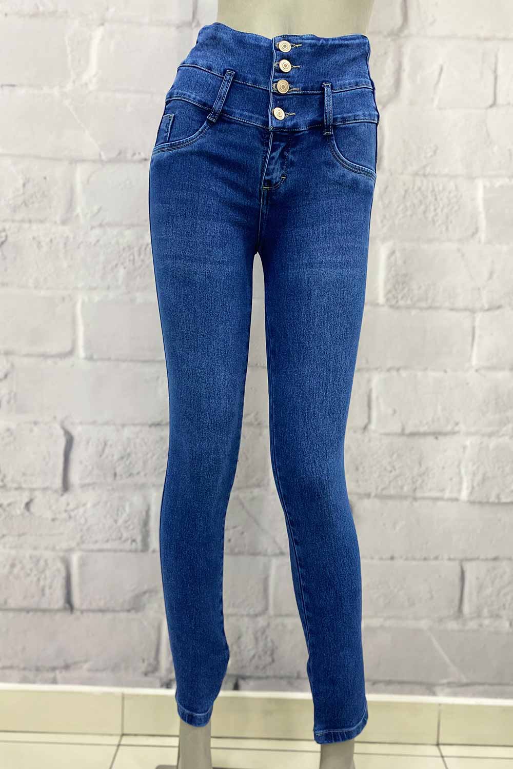 JEAN MUJER TIRO ALTO SKINNY