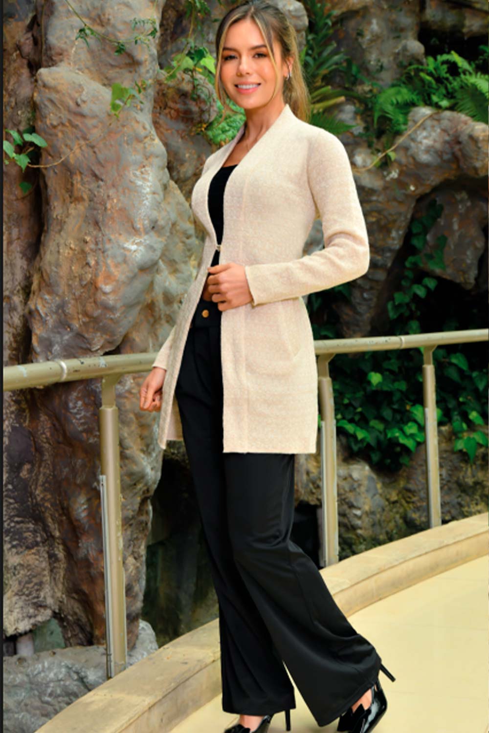 CARDIGAN MUJER TEXTURAS