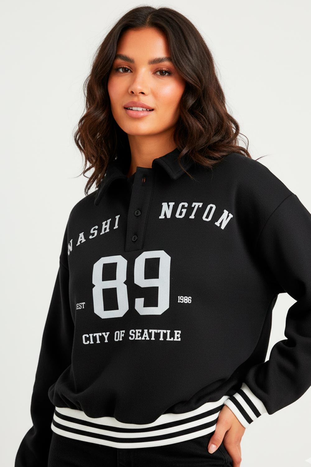 BUSO MUJER ESTAMPADO TIPO POLO